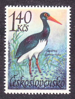 ČSSR 1967, Pofis 1592 DCH 4/1, ** čistá s DCH. VODNÉ VTÁCTVO.