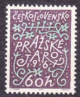 ČSSR 1967, Pofis 1614, ** čistá séria. PRAŽSKÁ JAR.