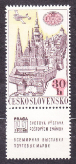 ČSSR 1967, Pofis L56 KD DCH 11/2, ** čistá s DCH. LETECKÉ. MESTÁ.