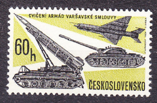 ČSSR 1966, Pofis 1552, ** čistá séria. VARŠAVSKÁ ZMLUVA.