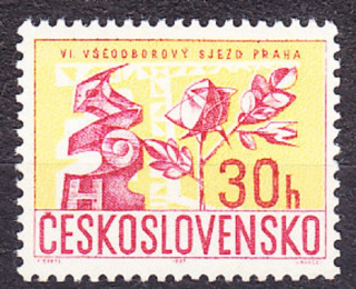 ČSSR 1967, Pofis 1581, ** čistá séria. ODBORÁRSKY ZJAZD V PRAHE.