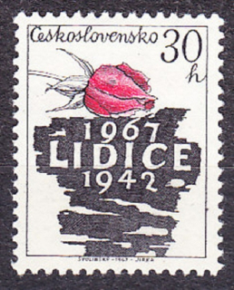 ČSSR 1967, Pofis 1621 ** čistá séria. LIDICE.