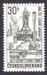 ČSSR 1967, Pofis 1643, ** čistá séria. DEŇ ĽUDOVEJ ARMÁDY.
