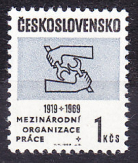 ČSSR 1969, Pofis 1743, ** čistá séria. MEDZINÁRODNÁ ORGANIZÁCIA PRÁCE.