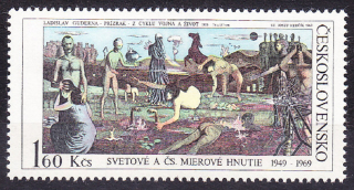 ČSSR 1969, Pofis 1759, ** čistá séria. UMENIE - L. GUDERNA.