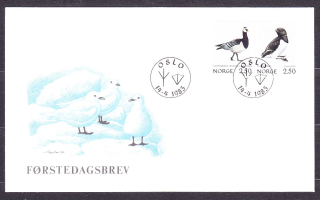 NÓRSKO 1983, Michel 883-884, FDC OBÁLKA. VTÁCTVO.