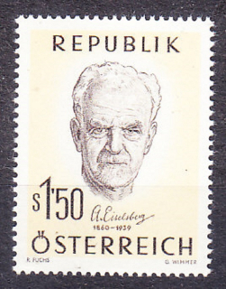 RAKÚSKO 1960, Michel 1077, ** čistá séria. CHIRURG A. FREIHERR.