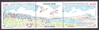 ST. PIERRE ET MIQUELON 1994, Michel 681-682, ** čistá séria v spojke. KOLÓNIE. OCHRANA PRÍRODY.
