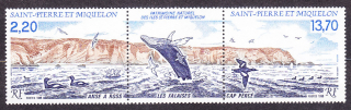 ST. PIERRE ET MIQUELON 1988, Michel 566-567, ** čistá séria v spojke. KOLÓNIE. OCHRANA PRÍRODY.