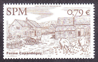 ST. PIERRE ET MIQUELON 2003, Michel 877, ** čistá séria. KOLÓNIE. KRAJINY - FARMA.