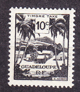 GUADELOUPE 1947, Michel 41, ** čistá. KOLÓNIE. DOPLATNÉ. KRAJINY.