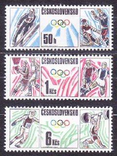 ČSSR 1988, Pofis 2826-2828, ** čistá séria. ZOH + LOH.