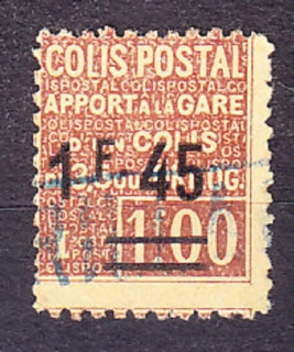 FRANCÚZSKO 1928, Michel 72, razená. BALÍKOVÉ - PRETLAČ.