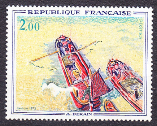 FRANCÚZSKO 1972, Michel 1814, ** čistá séria. MAĽBY - ANDRÉ DERAIN.