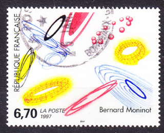 FRANCÚZSKO 1997, Michel 3196, razená séria. MAĽBY - BERNARD MONINOT.