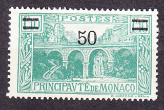 MONAKO 1931, Michel 115, čistá séria bez lepu. KRAJINY - PRETLAČ.