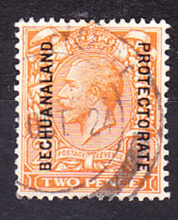 BECHUANALAND 1914, Michel 63, razená. KOLÓNIE. KRÁĽ GEORGE V.