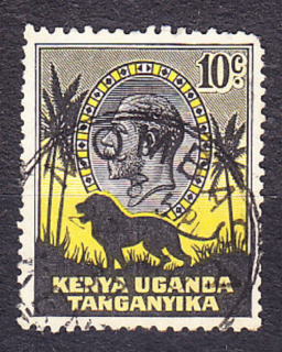 KEŇA / UGANDA / TANGANIKA 1935, Michel 33, razená. KOLÓNIE. KRÁĽ GEORGE V. - KRAJINY.