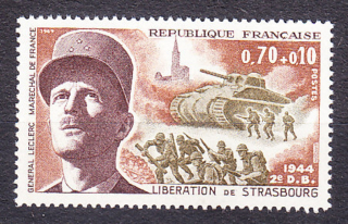 FRANCÚZSKO 1969, Michel 1691, ** čistá séria. GENERÁL P. LECLERC.