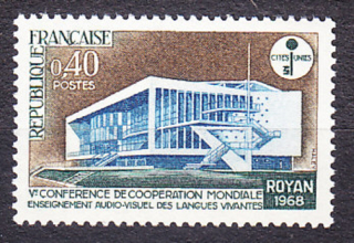 FRANCÚZSKO 1968, Michel 1620, ** čistá séria. KONGRES V ROYAN.