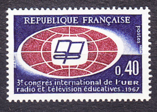 FRANCÚZSKO 1967, Michel 1573, ** čistá séria. SVETOVÝ TELEKOMUNIKAČNÝ KONGRES.