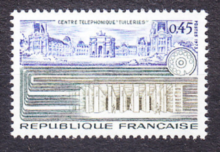 FRANCÚZSKO 1973, Michel 1832, ** čistá séria. TELEKOOMUNIKÁCIE.