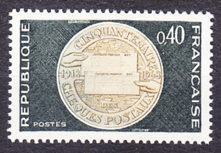 FRANCÚZSKO 1968, Michel 1609, ** čistá séria. POŠTOVÁ ŠEKOVÁ SLUŽBA.
