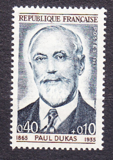 FRANCÚZSKO 1965, Michel 1501, ** čistá séria. SKLADATEĽ P. DUKAS.