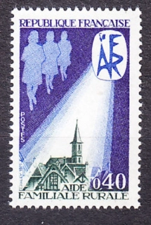 FRANCÚZSKO 1973, Michel 1755, ** čistá séria. NA POMOC VIDIECKEJ RODINE.