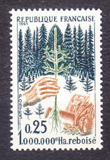 FRANCÚZSKO 1965, Michel 1524, ** čistá séria. ZALESŇOVANIE.