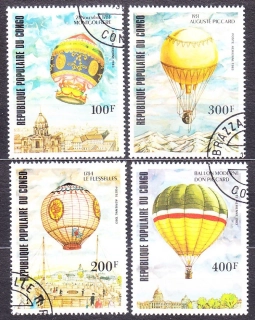 KONGO ( BRAZZAVILLE ) 1983, Michel 922-925, razená séria. BALÓNY.