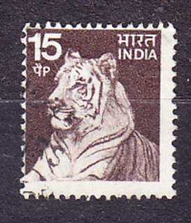 INDIA 1974, Michel 601, razená. ZVIERATÁ - LEV INDICKÝ.