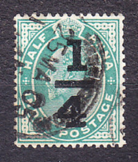 INDIA 1905, Michel 69, razená séria. KOLÓNIE. KRÁĽ EDWARD VII. - PRETLAČ.