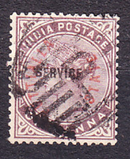 PATIALA 1884, Michel 2, razená. KOLÓNIE. SLUŽOBNÉ. KRÁĽOVNÁ VICTORIA.