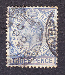 GIBRALTAR 1930, Michel 95, razená séria. KOLÓNIE. KRÁĽ GEORGE V.
