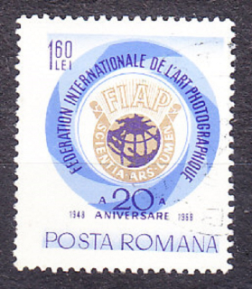 RUMUNSKO 1968, Michel 2712, razená séria. EMBLÉM FOTOGRAFOV.