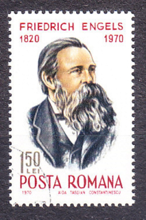 RUMUNSKO 1970, Michel 2867, razená séria. F. ENGELS.