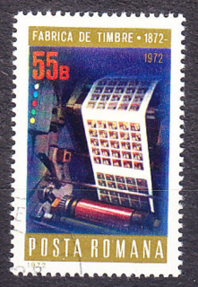 RUMUNSKO 1972, Michel 3050, razená séria. STROJ NA ZNÁMKY.