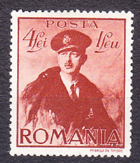 RUMUNSKO 1940, Michel 621, * čistá. KRÁĽ KARL II. V LETECKEJ UNIFORME.