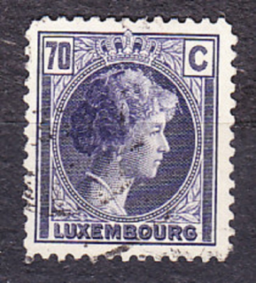 LUXEMBURSKO 1935, Michel 281, razená séria. VEĽKOVOJVODKYŇA CHARLOTTE.