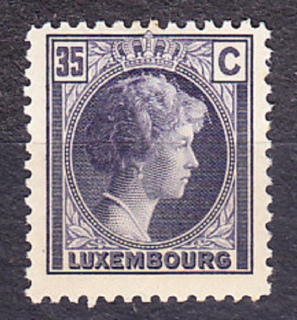 LUXEMBURSKO 1928, Michel 206, * čistá. VEĽKOVOJVODKYŇA CHARLOTTE.