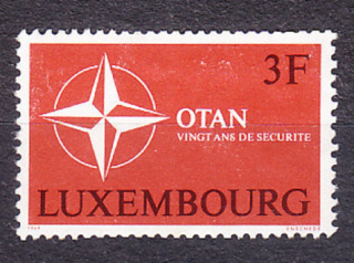 LUXEMBURSKO 1969, Michel 794, čistá séria bez lepu. NATO.