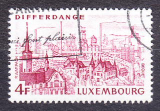 LUXEMBURSKO 1974, Michel 892, razená séria. KRAJINY.