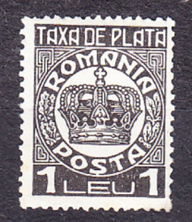 RUMUNSKO 1932, Michel 69, * čistá. DOPLATNÉ. KORUNA.