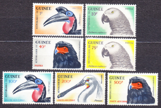 GUINEA 1962, Michel 151, 155, 158, 160-163, * čisté. VTÁCTVO.