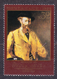 ZSSR 1982, Michel 5147, razená séria. MAĽBY - E. MANET.