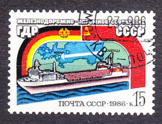 ZSSR 1986, Michel 5642, razená séria. SPOLUPRÁCA S NDR, LOĎ.