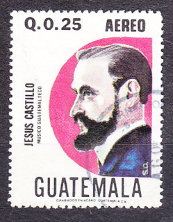 GUATEMALA 1981, Michel 1195, razená séria. HUDOBNÍK J. CASTILLO.