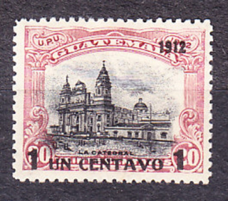 GUATEMALA 1912, Michel 141, * čistá. KRAJINY - PRETLAČ.
