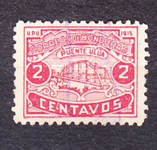HONDURAS 1915, Michel 149, razená. STARÝ MOST.
